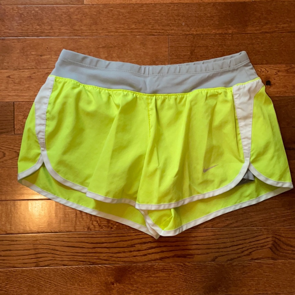 Neon Yellow Nike Shorts